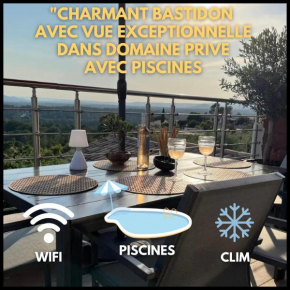 Charmant bastidon provençal à 15 mn de la mer, domaine du Capitou avec piscines